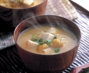 Miso Soup from fermented soybean
