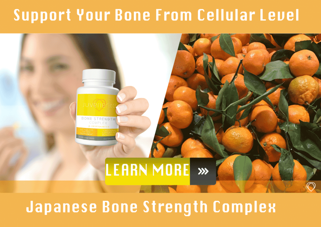 LEARN MORE about Bone Supplement made of Mikan, a Japanese fruit