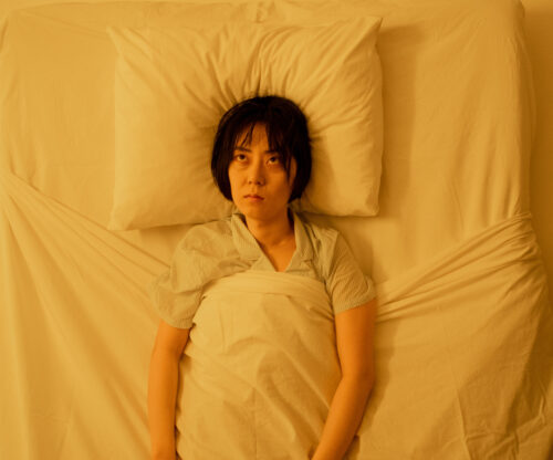 sleepless woman