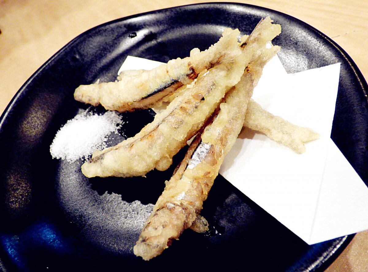 Japanese small fish Tempura