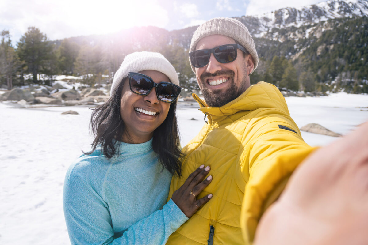 Winter Healthy Couple