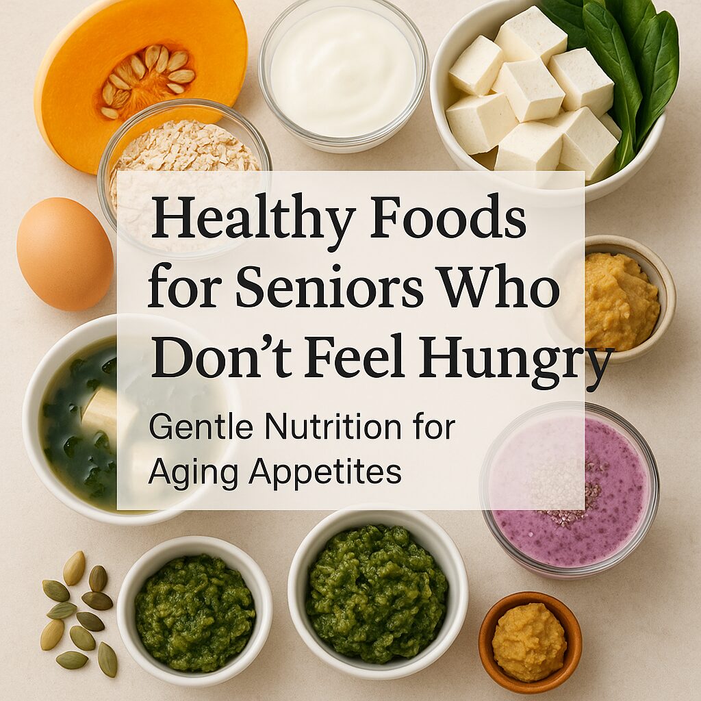 Healthy Foods for Seniors who don't feel hungry