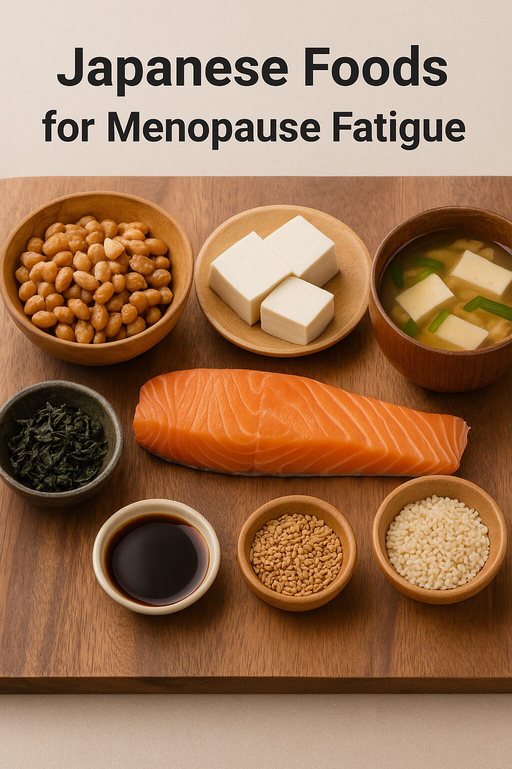Japanese foods for menopause fatigue