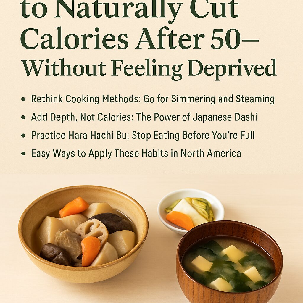 Gentle Japanese Tips to Naturally Cut Calories After 50—Without Feeling Deprived