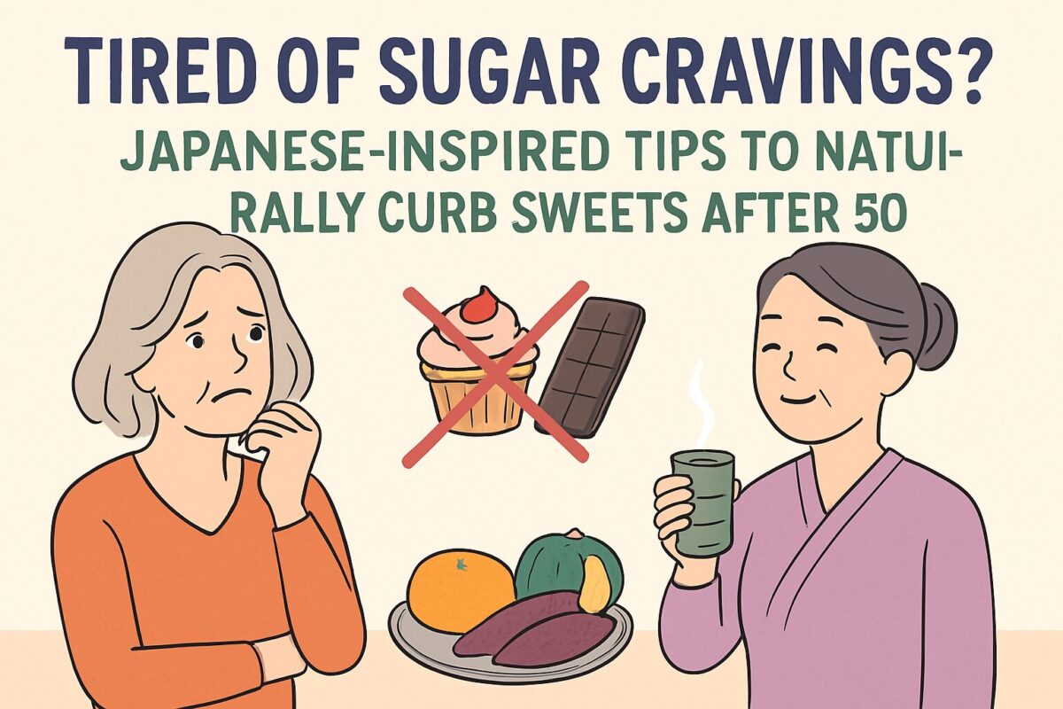 Tired of Sugar Cravings? Japanese-Inspired Tips to Naturally Curb Sweets After 50