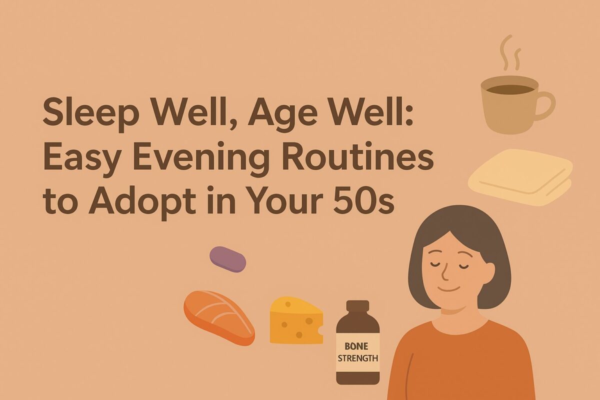Sleep Well, Age Well: Easy Evening Routines to Adopt in Your 50s